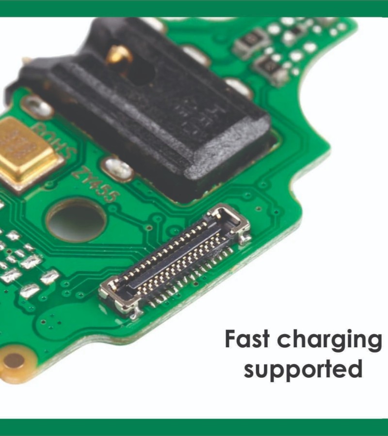 Infinix Hot 8 - X650 - Charging Port Board Flex - USB Dock Charger Port Charging Port - Plug Headphone Audio Jack Microphone MIC Replacement  - 0350