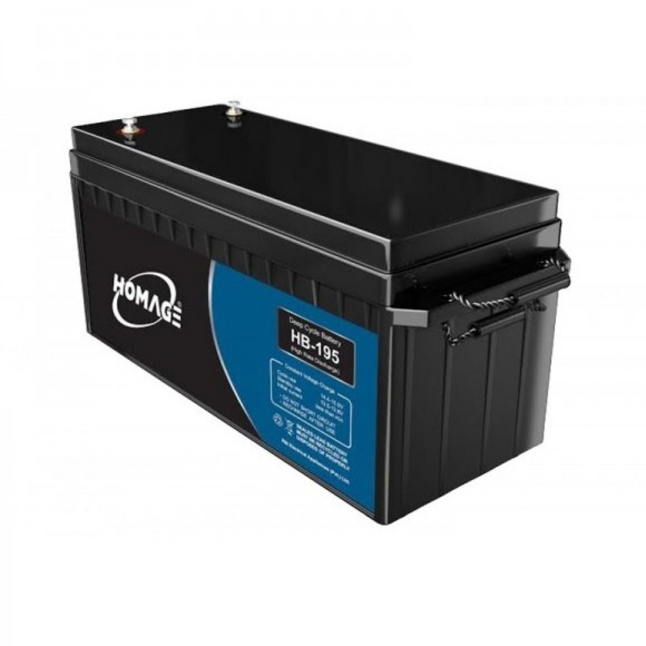 Homage Dry lead acid Battery (HB-195) - Compatible for UPS & Inverter – Deep Cycle Battery