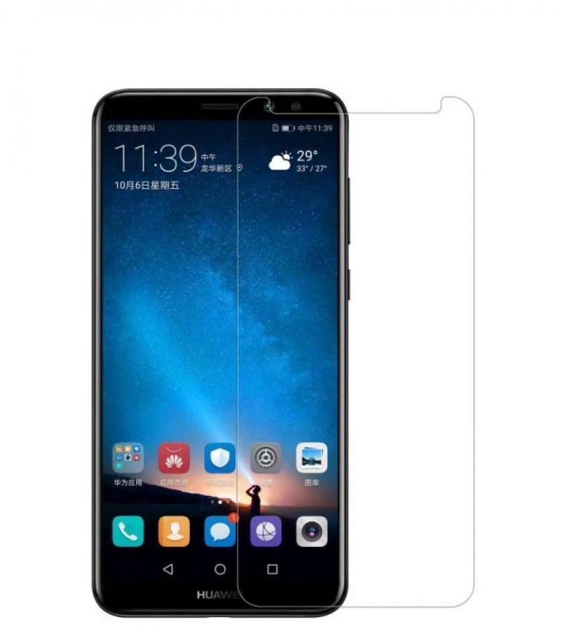Huawei Mate 10 Lite - 2.5D Plain & Polished - Protective Tempered Glass