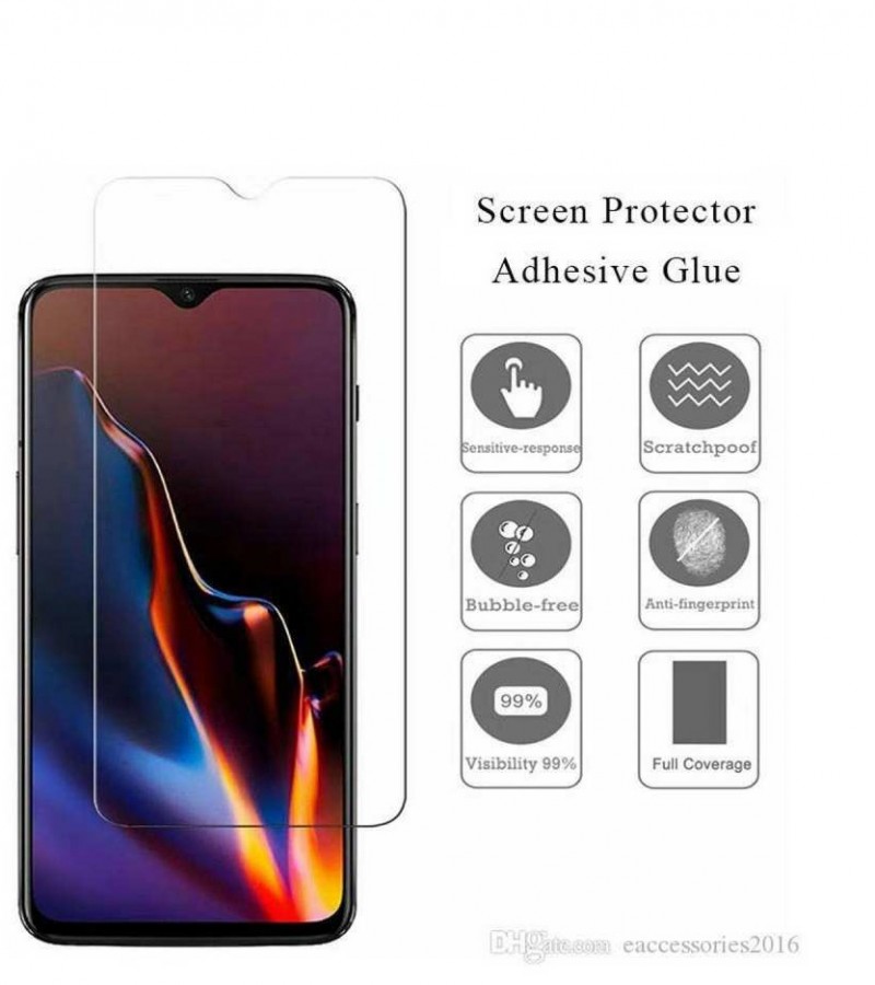 Huawei Y7 Prime (2019) - 2.5D Plain & Polished - Protective Tempered Glass