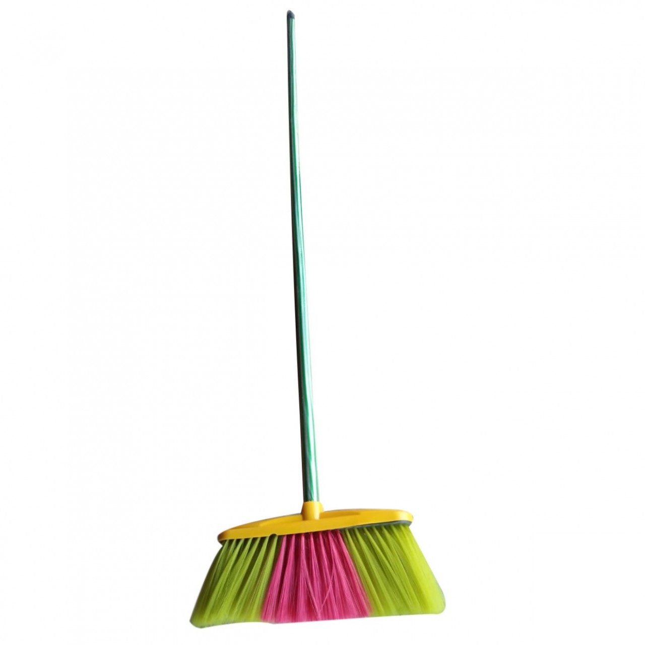 Long Handle Broom Floor Cleaning Brush - Medium Size Fibre