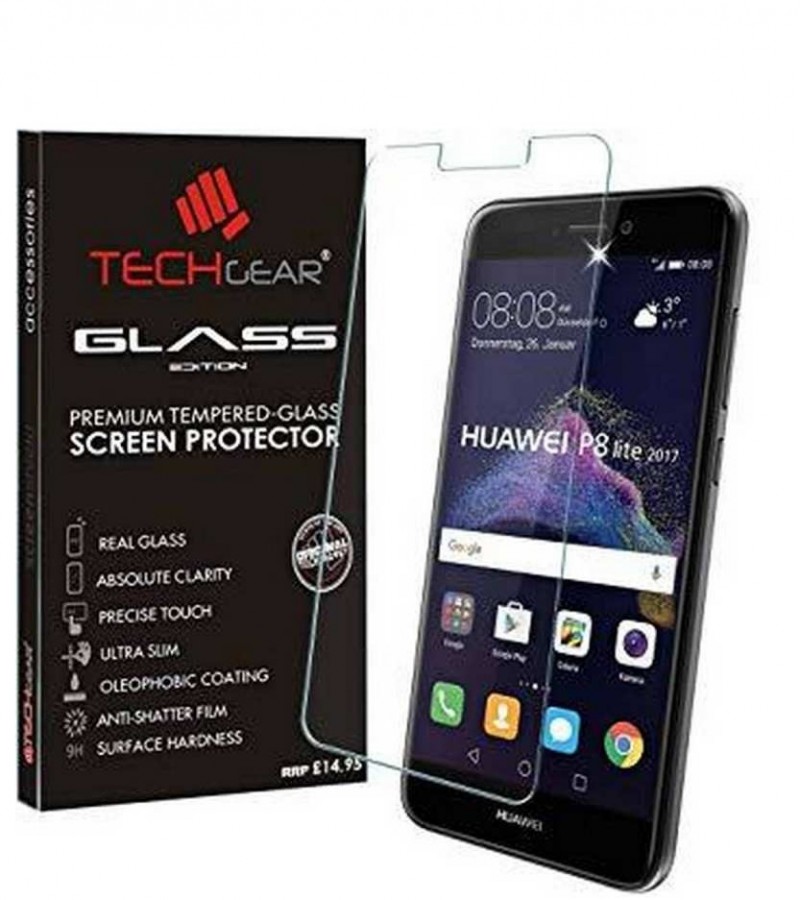Huawei Honor 8 Lite - 2.5D Plain & Polished - Protective Tempered Glass
