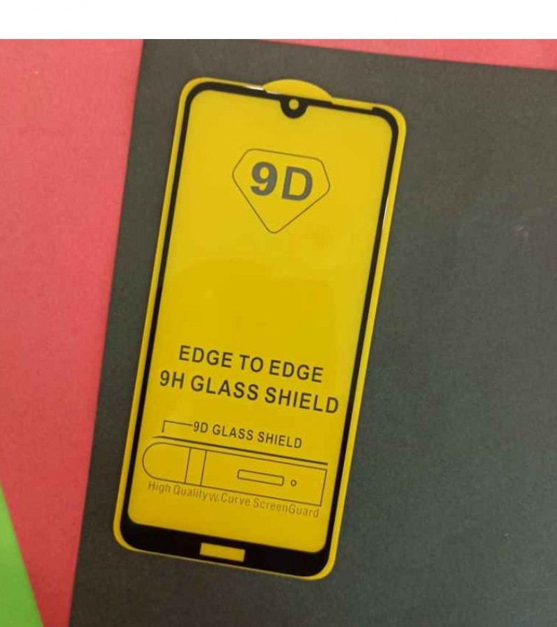 Huawei Y6s 2020 - 9D - Full Glue - Full coverage - Edge to Edge - Protective Tempered Glass
