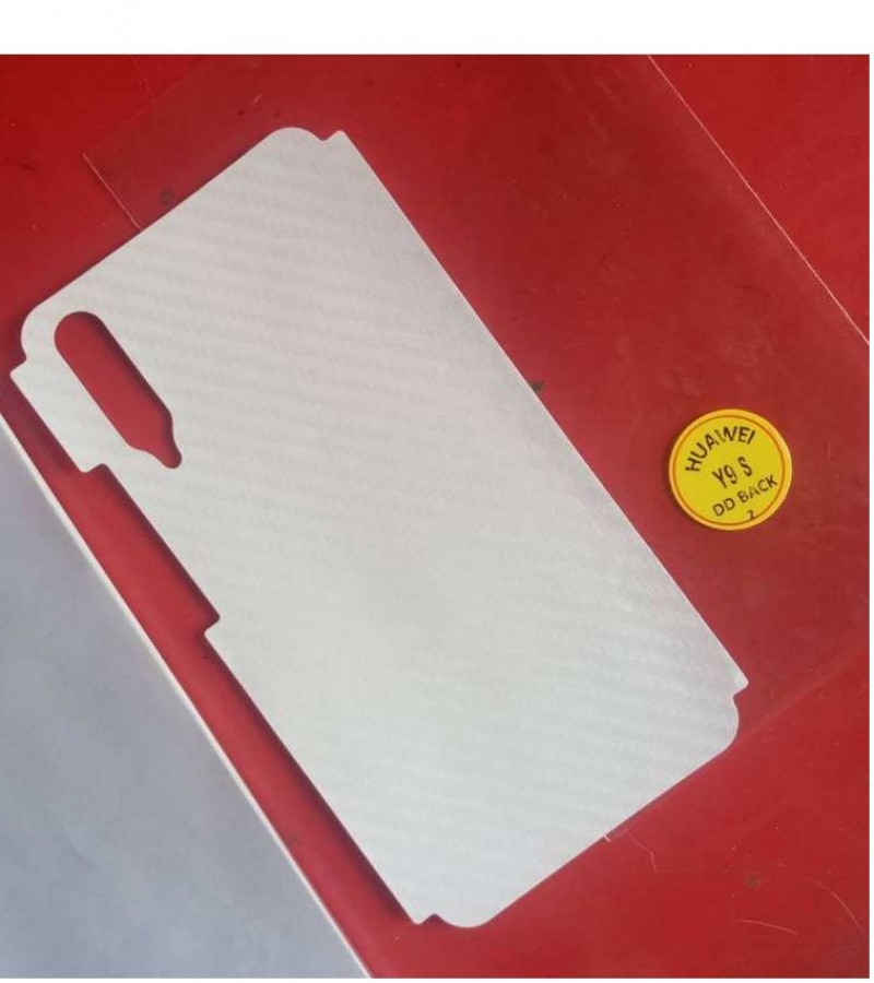 Huawei Y9S - Carbon fibre - Matte Mosaic Design - Back Skin - Back Protector - Sheet - 020