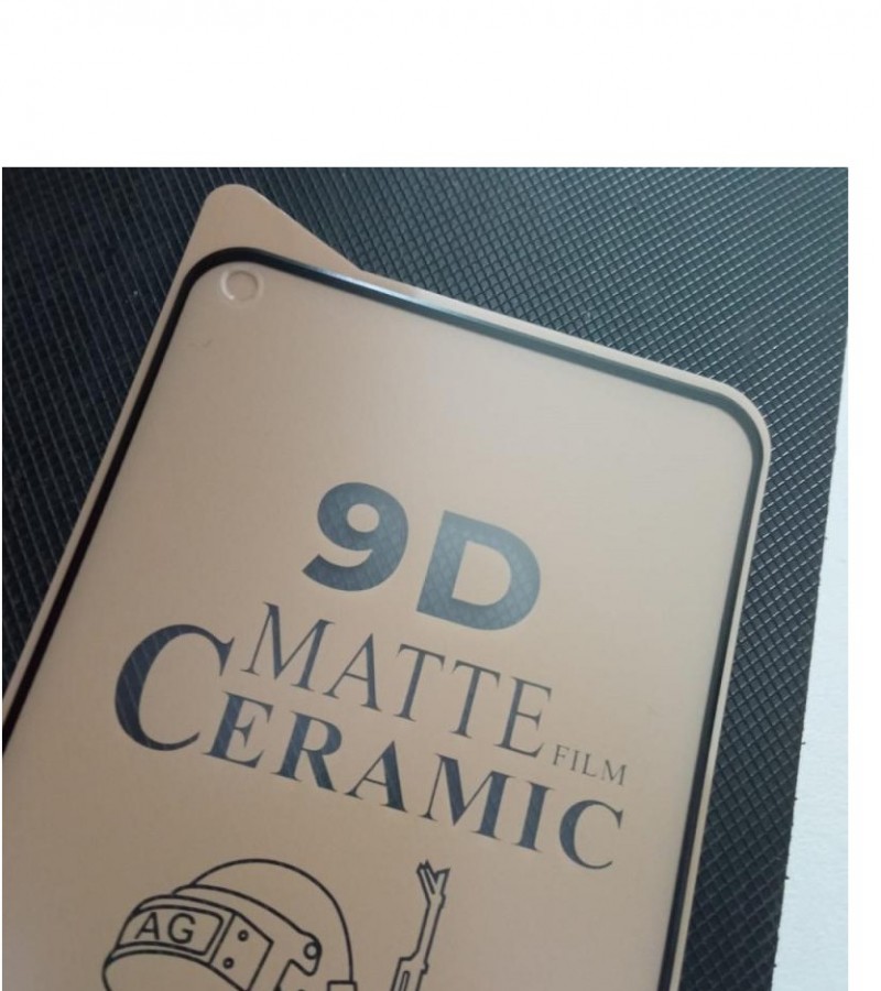Infinix S5 - 0.5mm - 9H - Unbreakable protective Ceramic Matte Glass