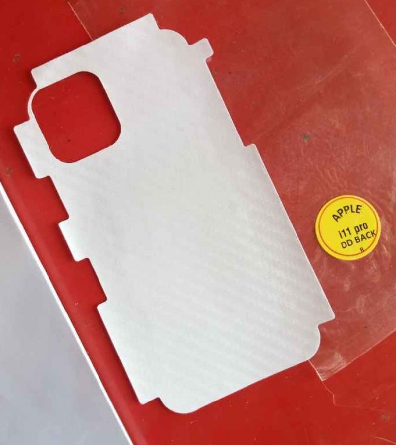 Iphone 11 Pro - Carbon fibre - Matte Mosaic Design - Back Skin - Back Protector - Sheet - 020