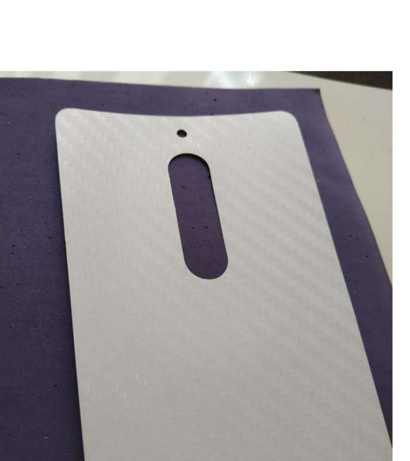 Nokia 5 - Carbon fibre - Matte Mosaic Design - Back Skin - Back Protector
