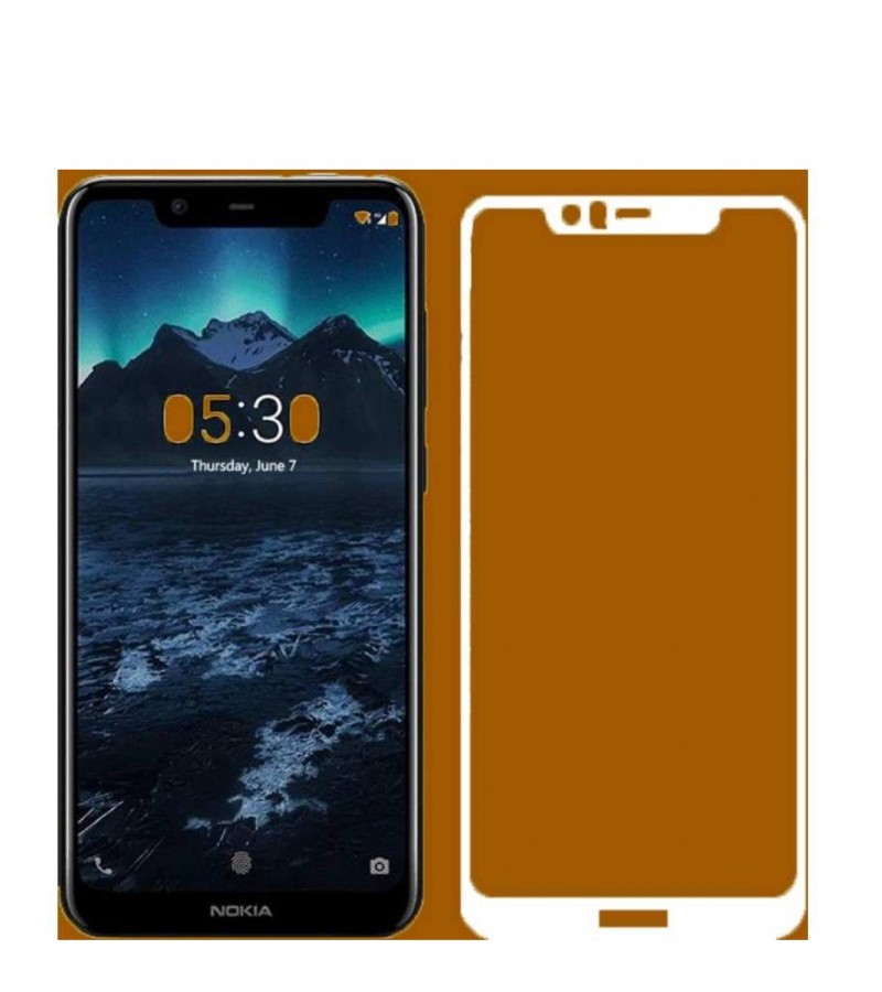 Nokia 5.1 Plus - Full coverage Protective Tempered Glass