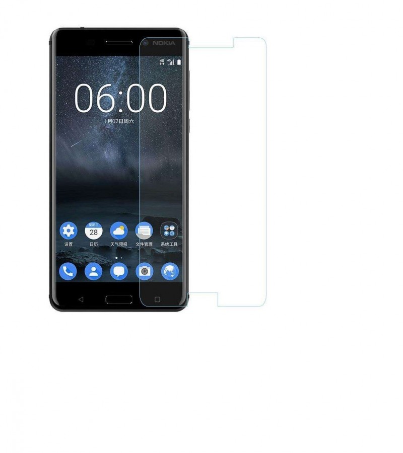 Nokia 6 - 2.5D Plain & Polished - Protective Tempered Glass