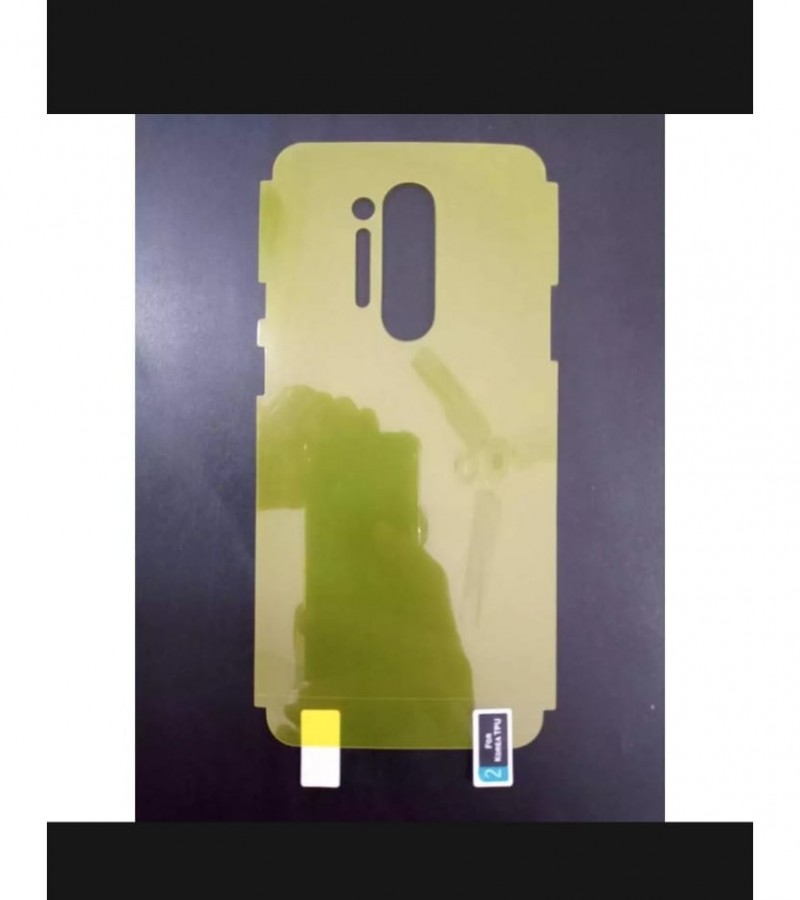 OnePlus 8 pro Hydro gel Film Jelly skin Crystal Clear Transparent Back Skin