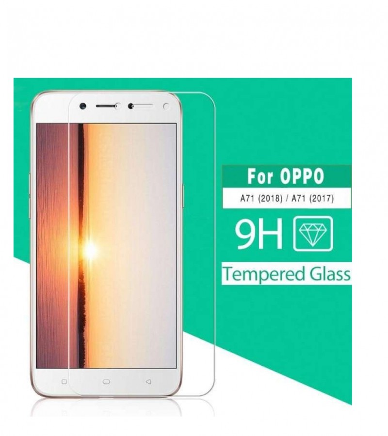 Oppo_ A71 - 2.5D Plain & Polished - Protective Tempered Glass