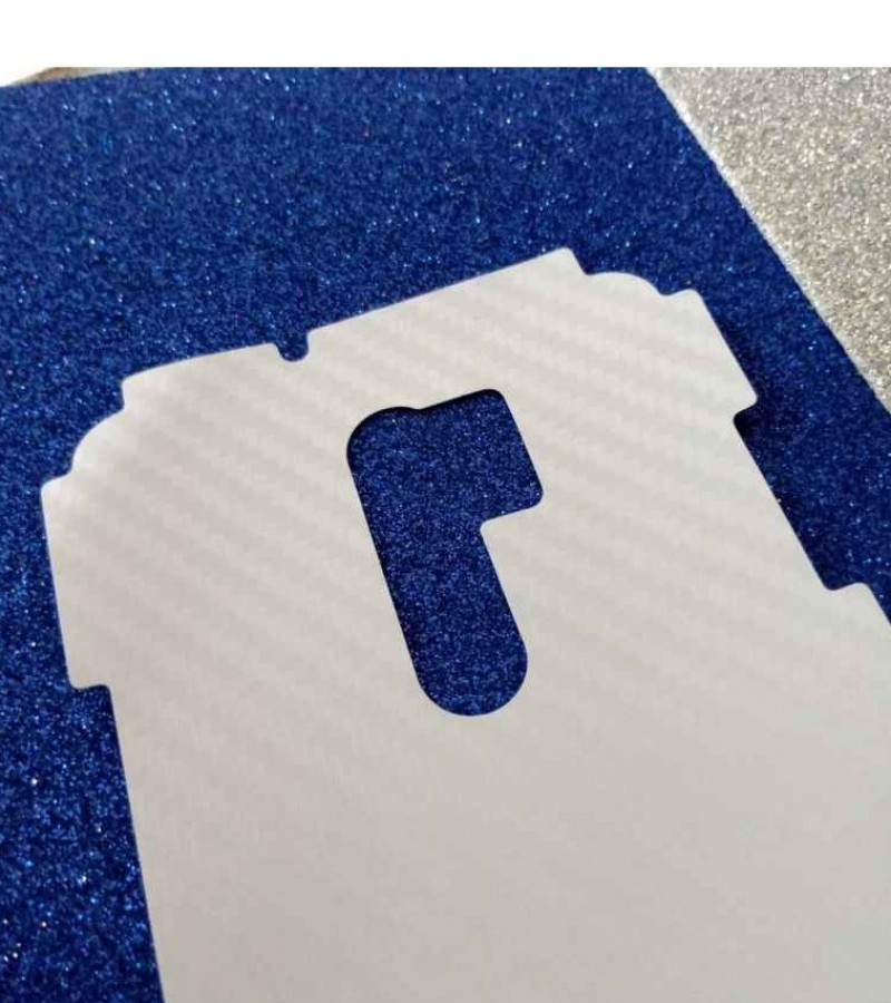 Redmi 9 - Carbon fibre - Matte Mosaic Design - Back Skin - Back Protector