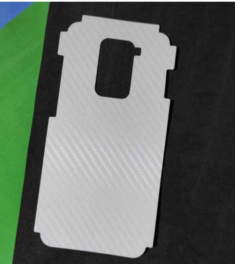 Redmi Note 9 - Carbon fibre - Matte Mosaic Design - Back Skin - Back Protector
