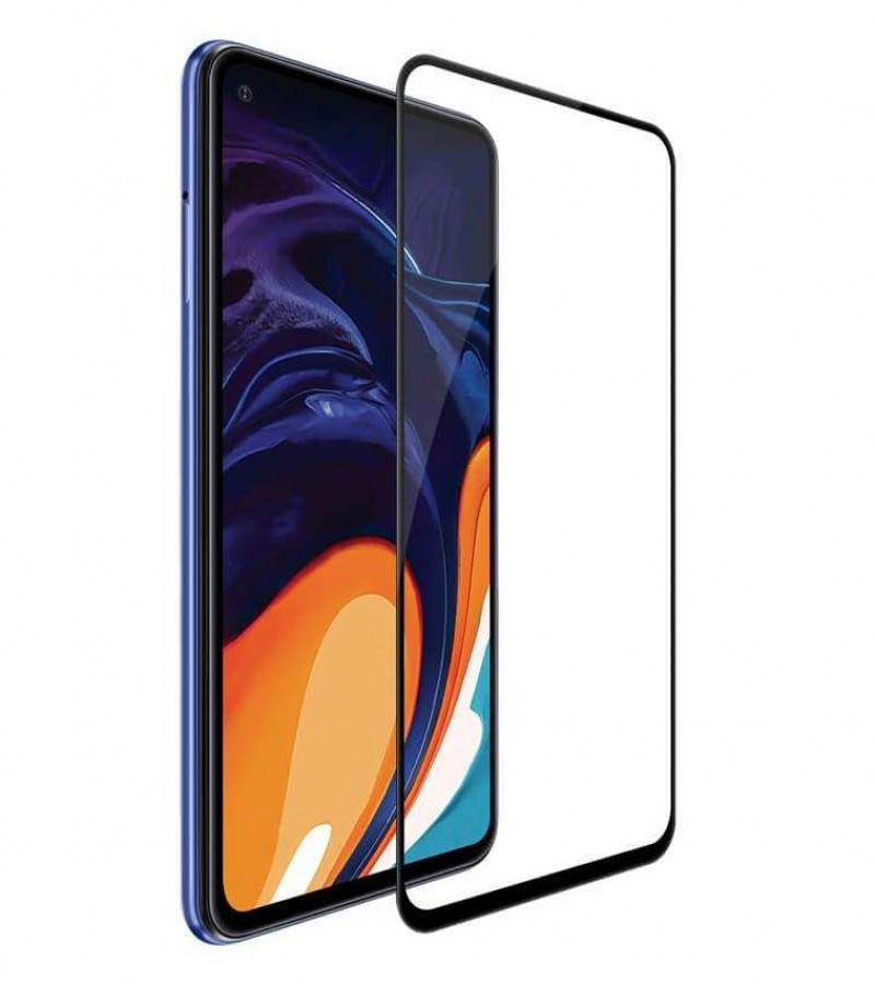 Samsung A60 - 5D - Full Glue - Full coverage - Edge to Edge - Protective Tempered Glass