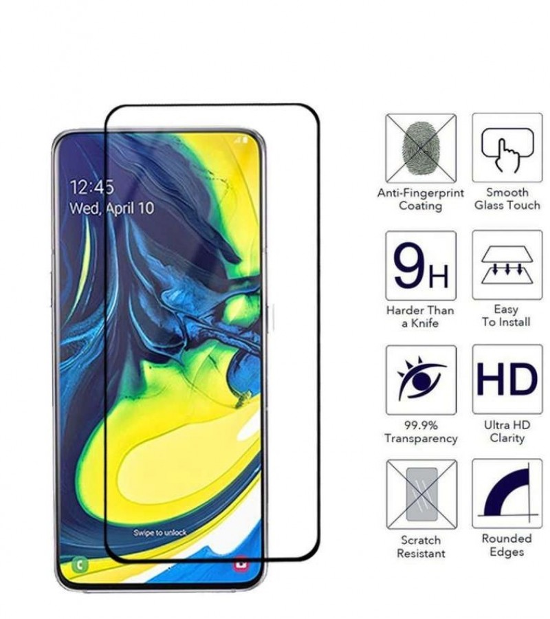 Samsung A90 - Full coverage Protective Tempered Glass - Screen Protector