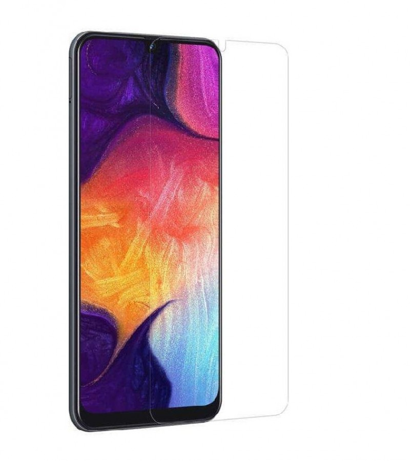 Samsung Galaxy A30 - 2.5D Plain & Polished - Protective Tempered Glass