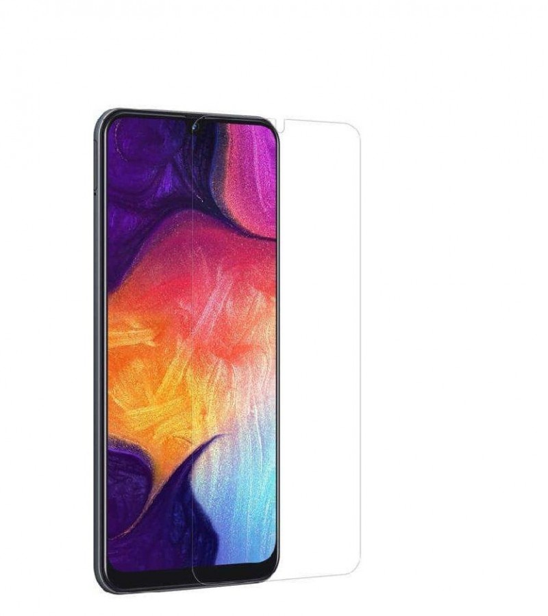 Samsung Galaxy A30 - 2.5D Plain & Polished - Protective Tempered Glass