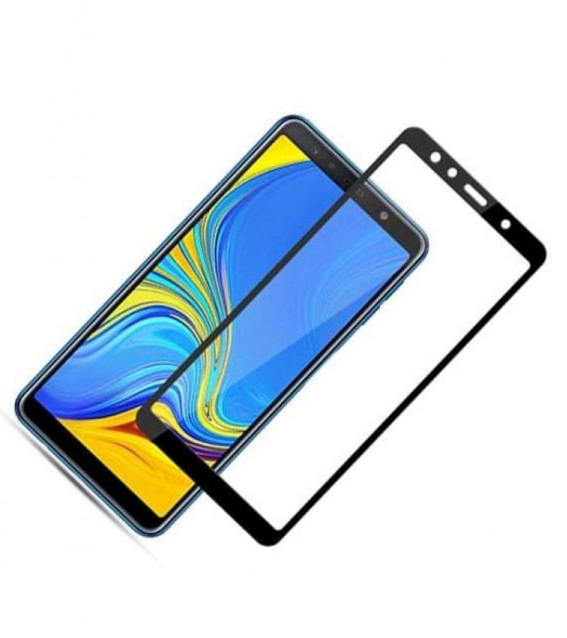 Samsung Galaxy A7 2018 - 5D - Full Glue - Full coverage - Edge to Edge - Protective Tempered Glass