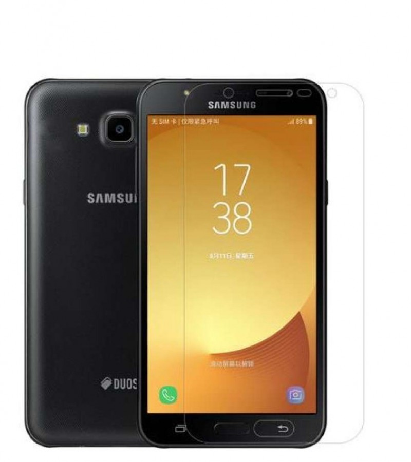 Samsung J7 Core - 2.5D Plain & Polished - Protective Tempered Glass