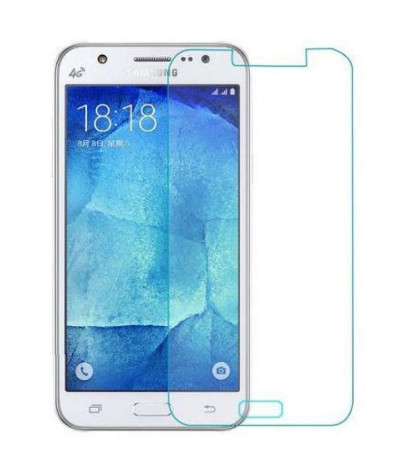 Samsung J7 / J7 Pro - 2.5D Plain & Polished - Protective Tempered Glass