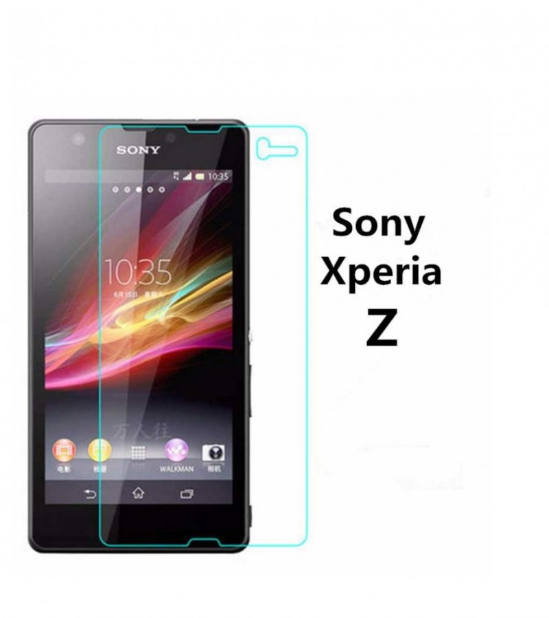 Sony Xperia Z - 2.5D Plain & Polished - Protective Tempered Glass