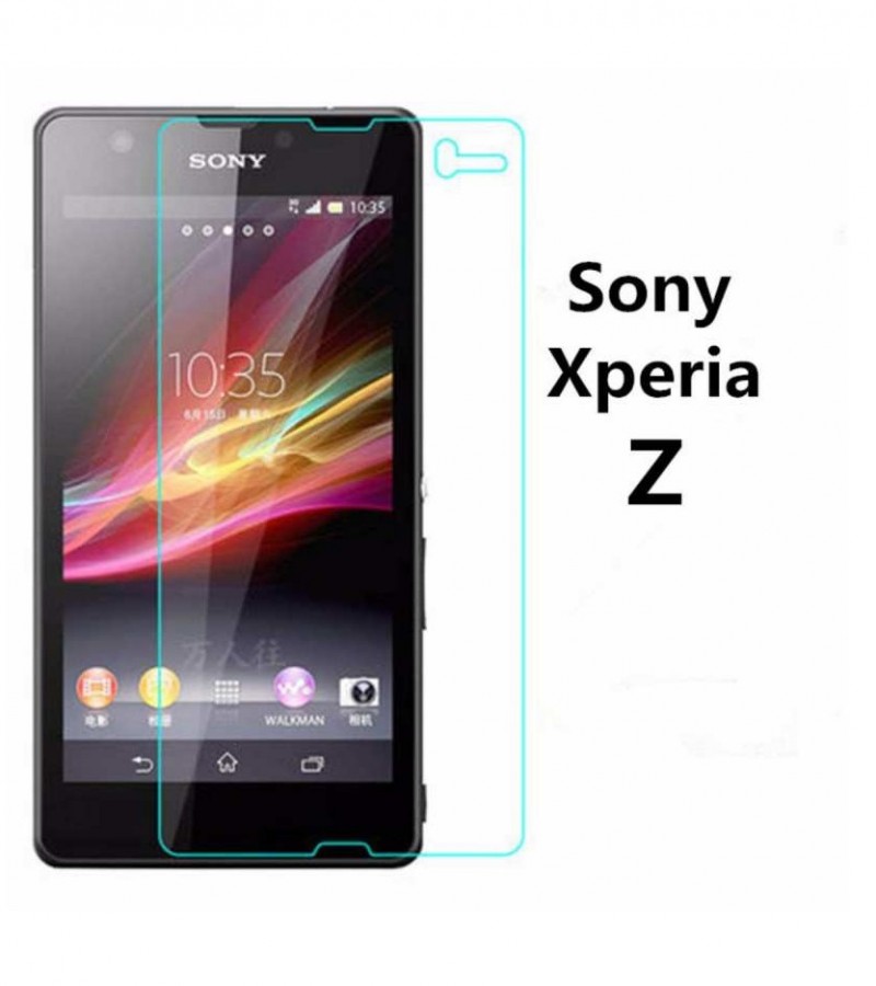 Sony Xperia Z - 2.5D Plain & Polished - Protective Tempered Glass