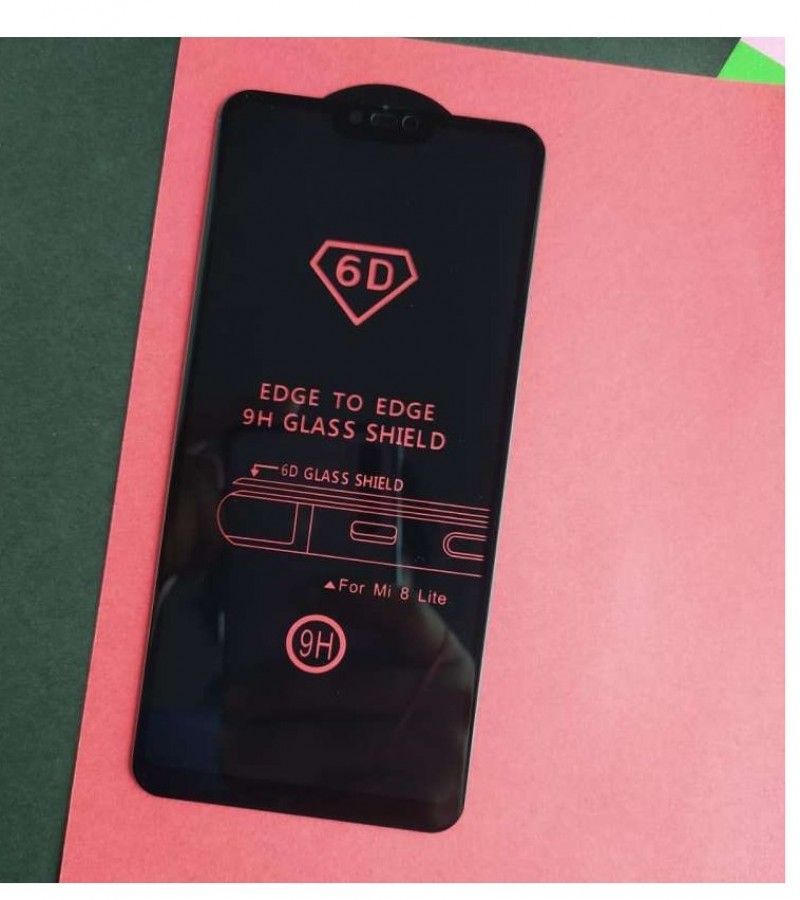 Xiaomi Mi 8 Lite - 6D Gorilla Glass - Full Glue - Protective Tempered Glass