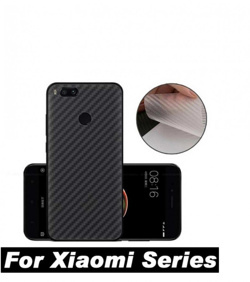 Xiaomi Mi A1 - Carbon fibre - Matte Mosaic Design - Back Skin - Back Protector - Sheet