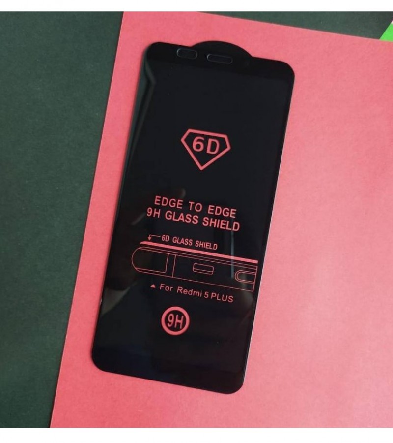 Xiaomi Redmi 5 Plus - 6D Gorilla Glass - Full Glue - Protective Tempered Glass