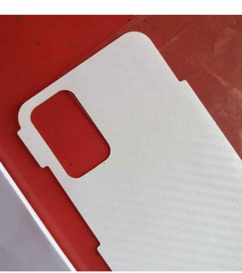 Xiaomi Redmi 9T - Carbon fibre - Matte Mosaic Design - Back Skin - Back Protector - Sheet - 020