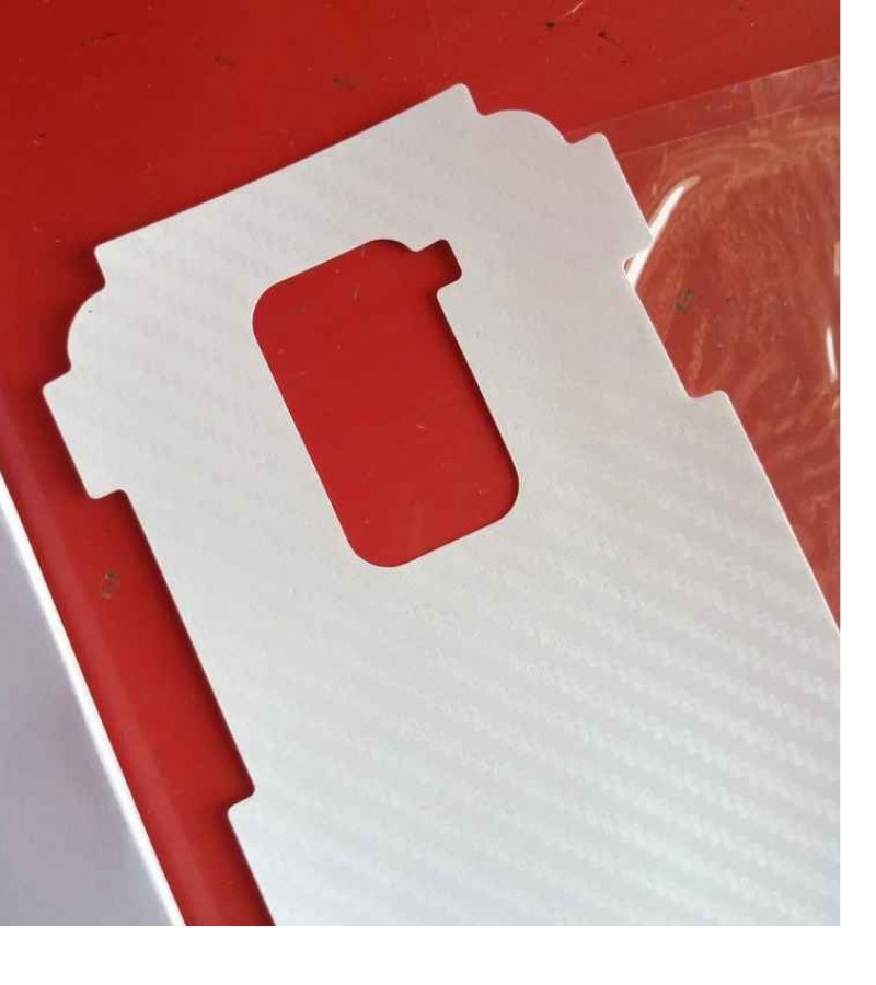 Xiaomi Redmi Note 9 - Carbon fibre - Matte Mosaic Design - Back Skin - Back Protector - Sheet - 020